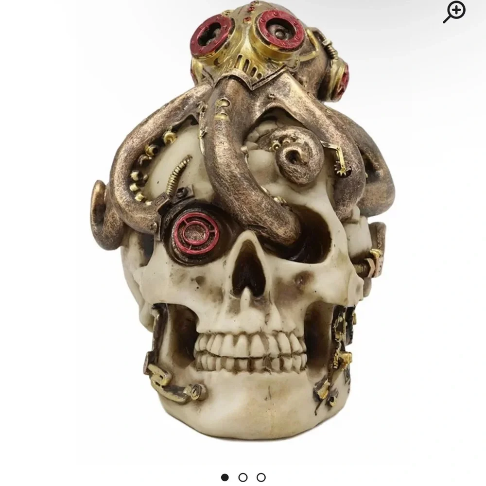 Katarina Steampunk Sea Monster Army Masked Octopus Wrapping Around Cyborg Robot